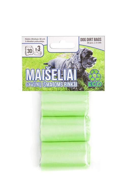 Maišeliai šunų ekskrementams